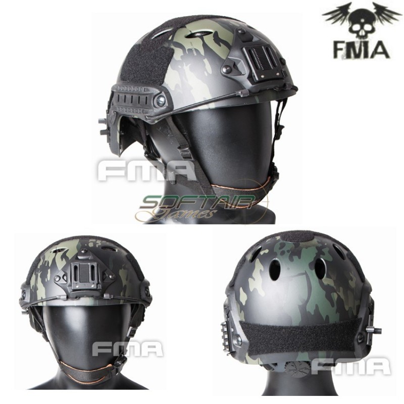 Fast Pj Type Helmet Multicam Black Fma (fma-tb1086)