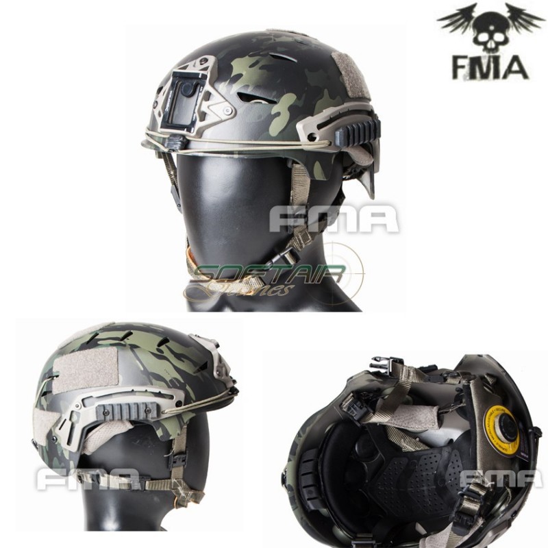 Elmetto Exfil Bump Type Multicam Black Fma (fma-tb1088) Elmetto Exfil Bump Type Multicam Black Fma (fma-tb1088)