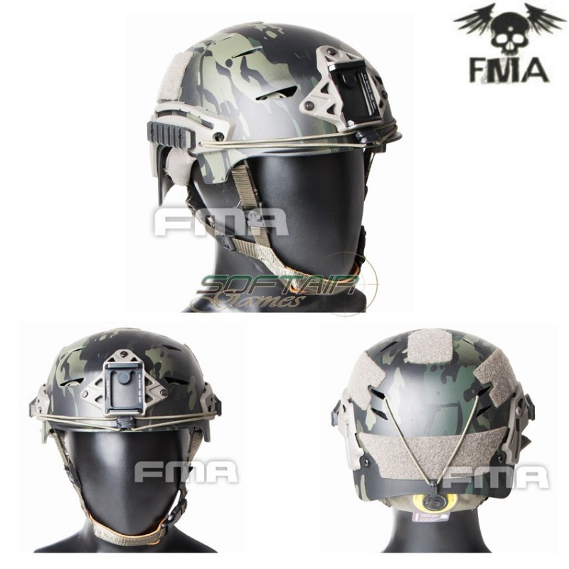 Elmetto Exfil Bump Type Multicam Black Fma (fma-tb1088) Elmetto Exfil Bump Type Multicam Black Fma (fma-tb1088)