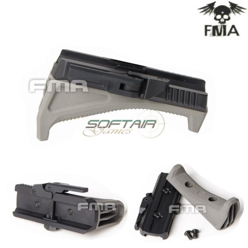 Qd Rail 20mm Angled Fore Grip Low Profile Foliage Green Fma (fma-tb1101-fg) Qd Rail 20mm Angled Fore Grip Low Profile Foliage Green Fma (fma-tb1101-fg)