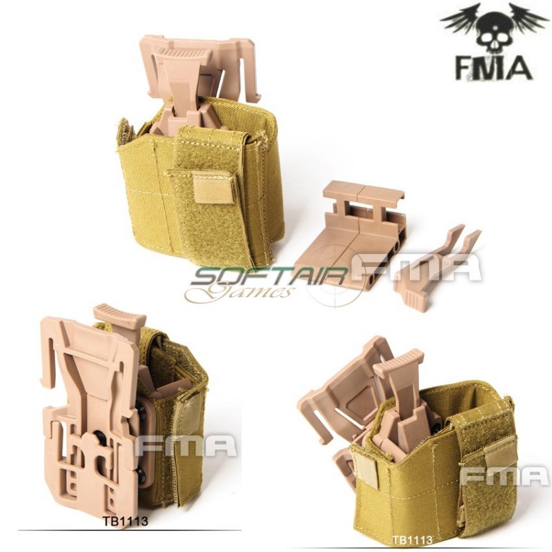 Universal Right Holster Dark Earth Molle System Fma (fma-tb1113-de)