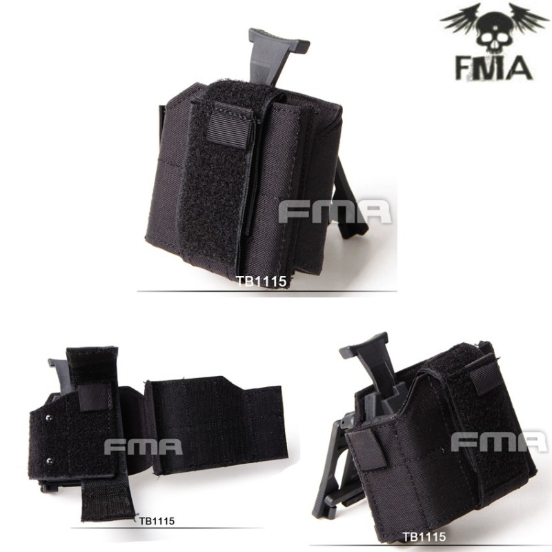 Fondina Universale Destra Black Cintura System Type 2 Fma (fma-tb1115-bk)