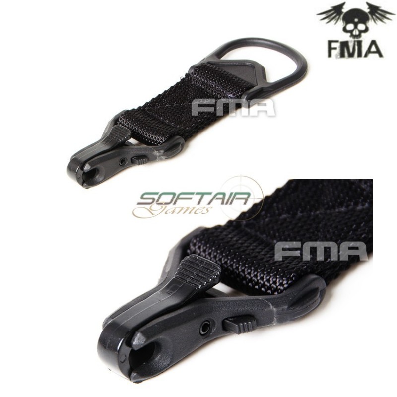 Paraclip Adapter 1 Point Black Per Cinghia Ma1 Multi Mission Fma (fma-tb1117-bk)