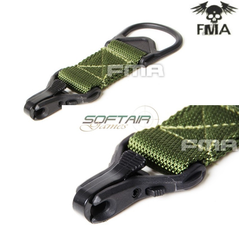 Paraclip Adattatore 1 Punto Olive Drab Per Cinghia Ma1 Multi Mission Fma (fma-tb1117-od)
