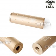 Silencer 14mm Cw/ccw Navy Seals Type 107mm Dark Earth Fma (fma-tb1142-de) Silencer 14mm Cw/ccw Navy Seals Type 107mm Dark Earth Fma (fma-tb1142-de)