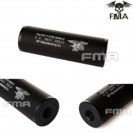 Silencer 14mm Cw/ccw Navy Seals Type 107mm Black Fma (fma-tb1142-bk) Silencer 14mm Cw/ccw Navy Seals Type 107mm Black Fma (fma-tb1142-bk)