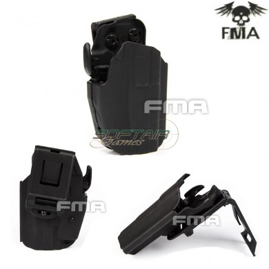 Rigid Holster Black Gls5 Type For Glock With Belt Mount Fma (fma-tb1188-bk)