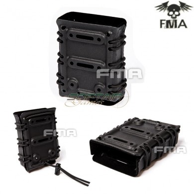 Tactical Mag With Flocking Scorpion Style 7.62 Pouch Black Molle System Fma (fma-tb1209-bk-m)