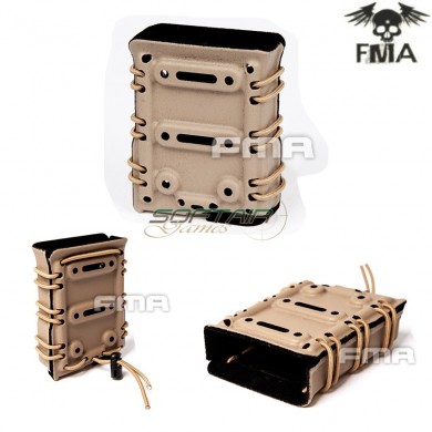 Tactical Mag With Flocking Scorpion Style 7.62 Pouch Dark Earth Molle System Fma (fma-tb1209-de-m)