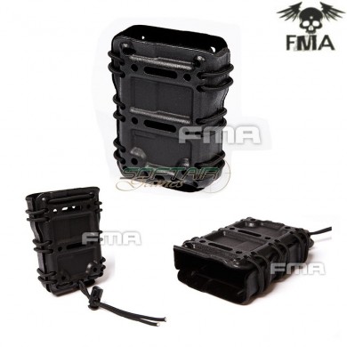 Tactical Mag With Flocking Scorpion Style 5.56 Pouch Black Molle System Fma (fma-tb1210-bk-m)