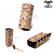 Tactical Mag With Flocking Scorpion Style 9mm Pouch Dark Earth Molle System Fma (fma-tb1211-de-m)