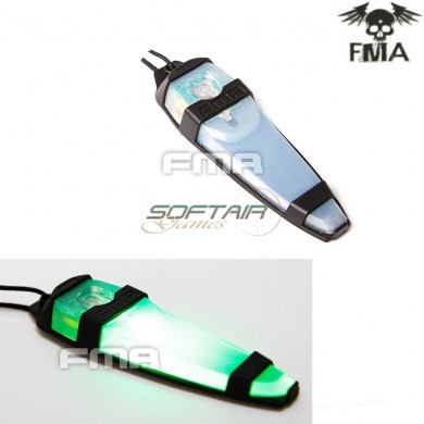 Tactical Velcro Safty T-light Led Green/black Fma (fma-tb1233-bk)