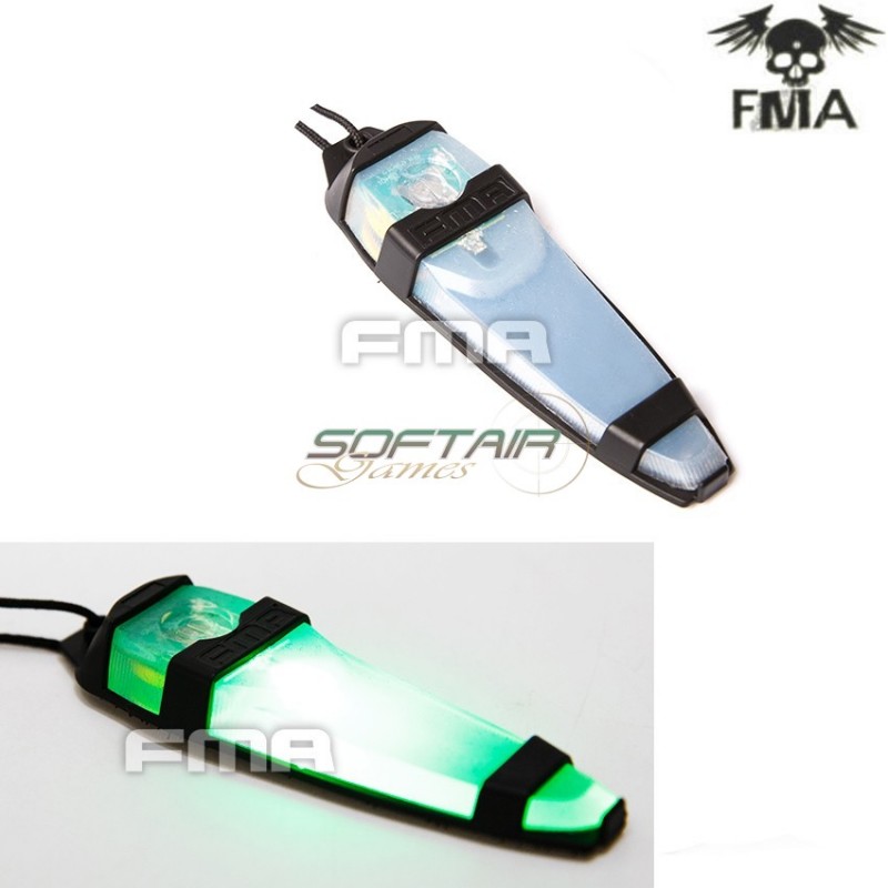 Tactical Velcro Safty T-light Led Green/black Fma (fma-tb1233-bk)