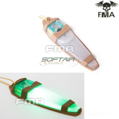 Tactical Velcro Safty T-light Led Green/dark Earth Fma (fma-tb1233-de)