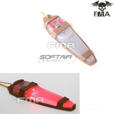 Tactical Velcro Safty T-light Led Red/dark Earth Fma (fma-tb1234-de)