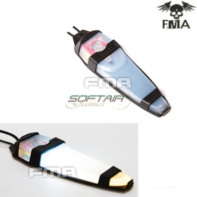 Tactical Velcro Safty T-light Led White/black Fma (fma-tb1237-bk)