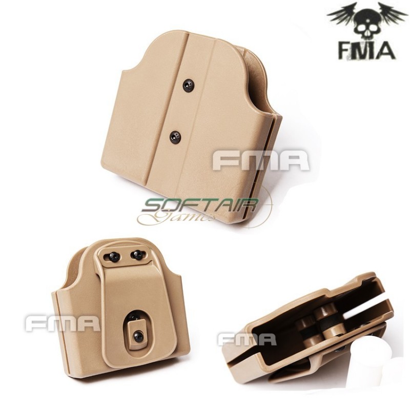 Double Pistol Magazine Dark Earth Belt System Fma (fma-tb1239-de)
