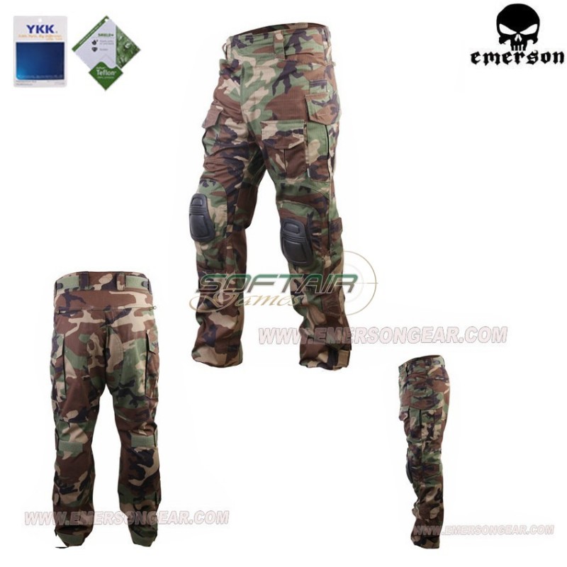 Tactical G3 Pantalone Woodland Emerson (em7044wl)