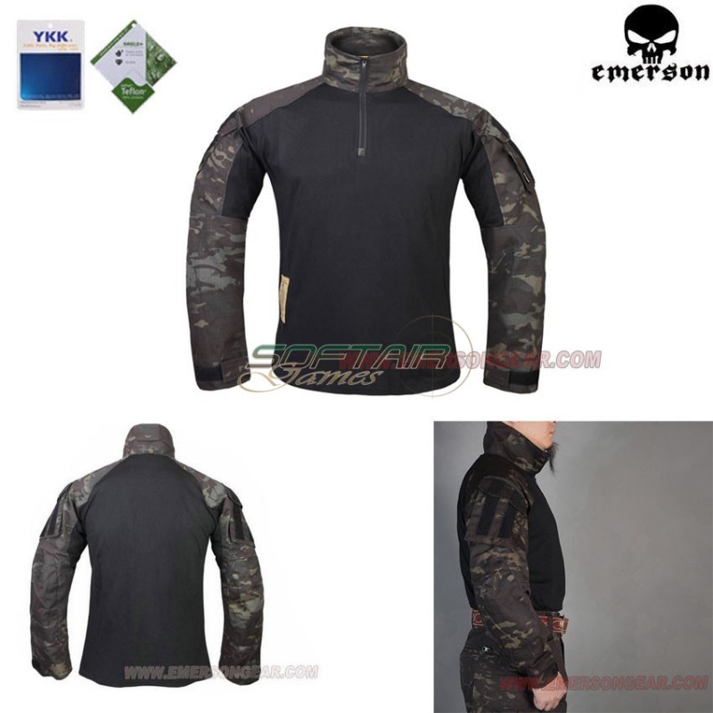 G3 Tactical Combat Shirt Multicam Black Emerson (em9256mcbk) G3 Tactical Combat Shirt Multicam Black Emerson (em9256mcbk)