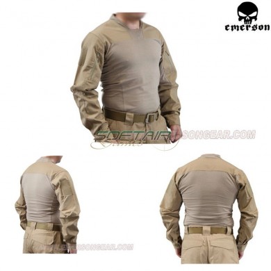 Combat T-shirt Arc Style Leaf Talos Lt Halfshell Coyote Emerson (em8583)