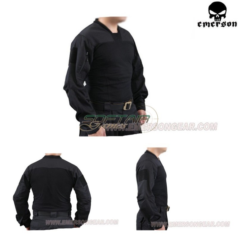 Combat T-shirt Arc Style Leaf Talos Lt Halfshell Black Emerson (em8579)