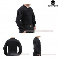 Combat T-shirt Arc Style Leaf Talos Lt Halfshell Black Emerson (em8579)