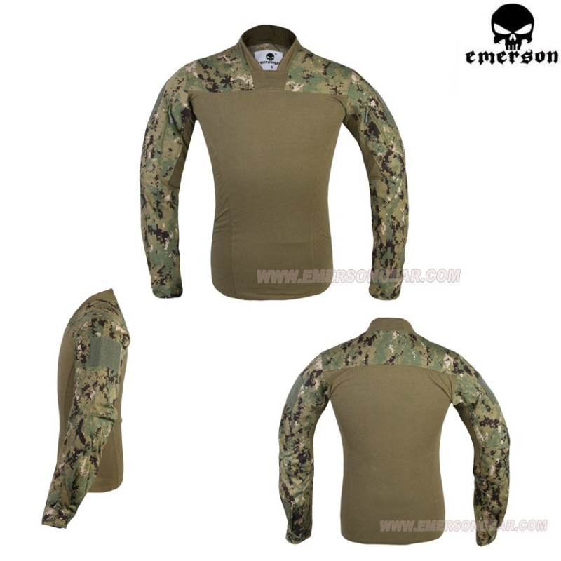 Combat T-shirt Arc Style Leaf Talos Lt Halfshell Aor2 Emerson (em8585)