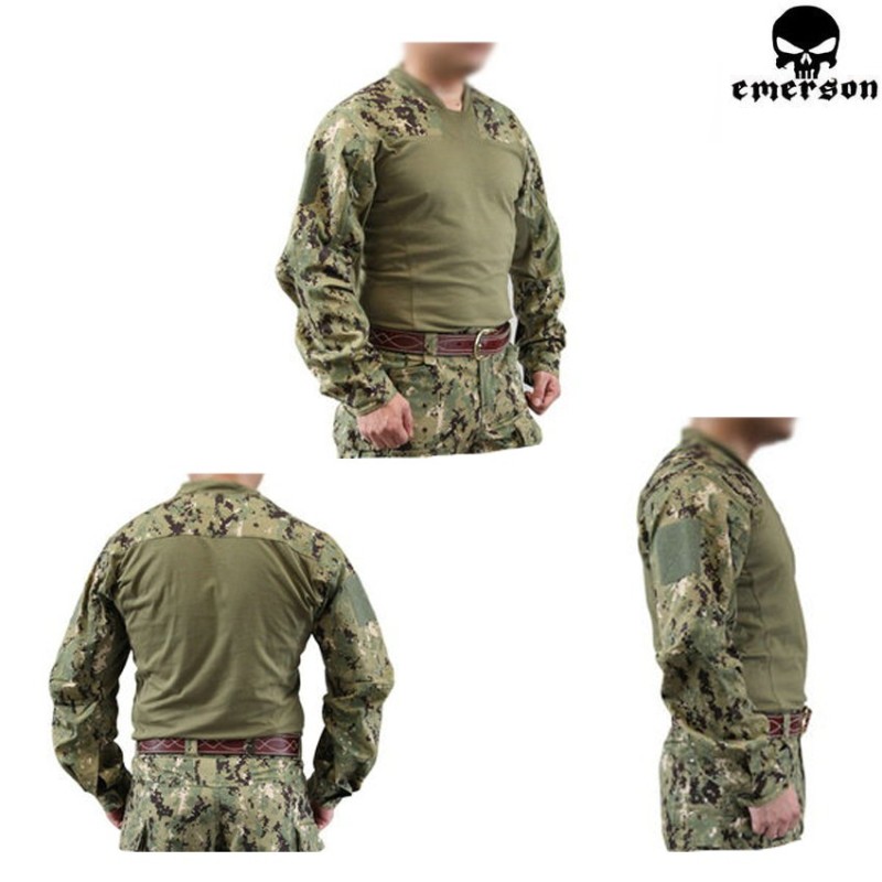 Combat T-shirt Arc Style Leaf Talos Lt Halfshell Aor2 Emerson (em8585)