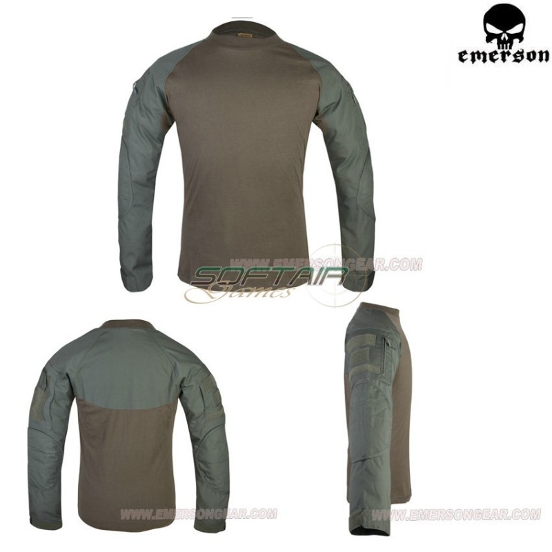 Combat T-shirt T-spec Style Olive Drab Emerson (em8517)