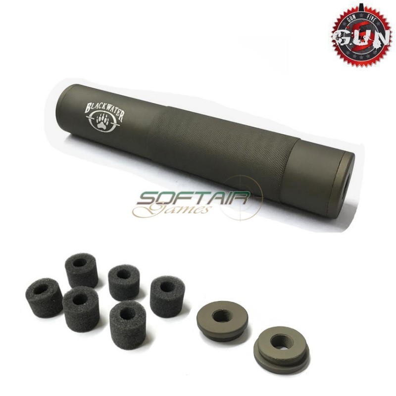 Silencer 14mm Cw/ccw Blackwater Type 190mm Cb Gun Five (gf-sil07-cb)