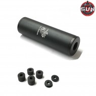 Silencer 14mm Cw/ccw U.s. Marine Slim Type 110mm Black Gun Five (gf-rh0030-bk)