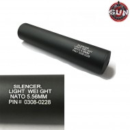 Silencer 14mm Ccw Nato Type 197mm Black Gun Five (gf-sil10-bk)