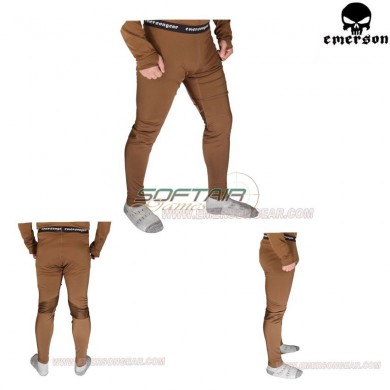 Pantalone Termico Breathable Workout Warm Coyote Brown Emerson (em6858)