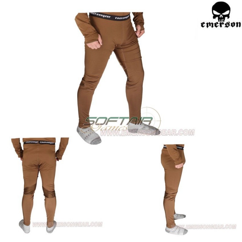 Pantalone Termico Breathable Workout Warm Coyote Brown Emerson (em6858) Pantalone Termico Breathable Workout Warm Coyote Brown Emerson (em6858)