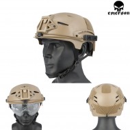 Elmetto Fast Exfil Bump Dark Earth Con Occhiale Emerson (em8981a) Elmetto Fast Exfil Bump Dark Earth Con Occhiale Emerson (em8981a)