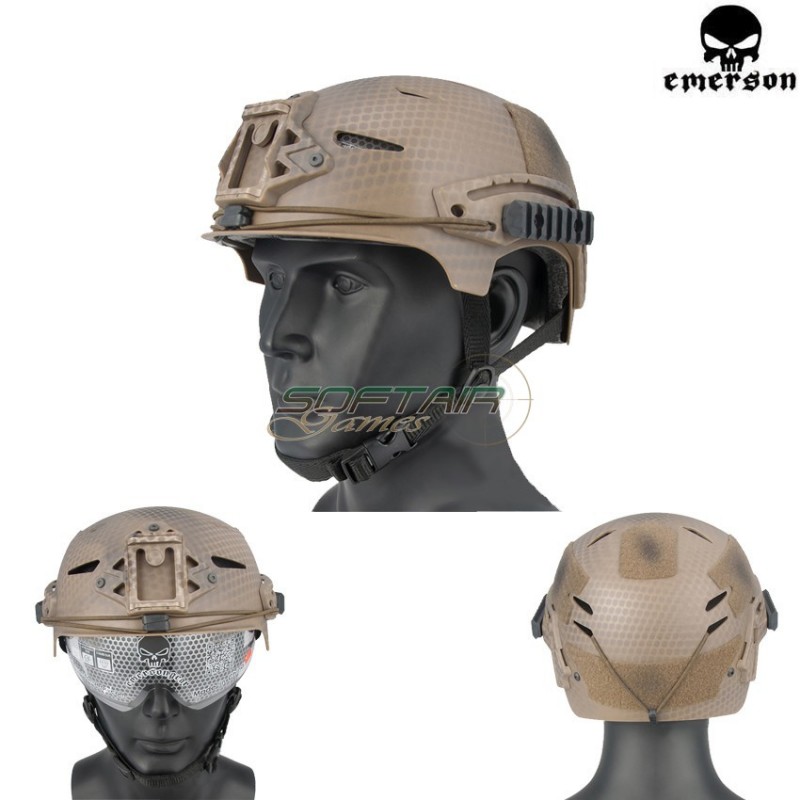 Fast Exfil Bump Helmet Navy Seal With Google Emerson (em8981c)
