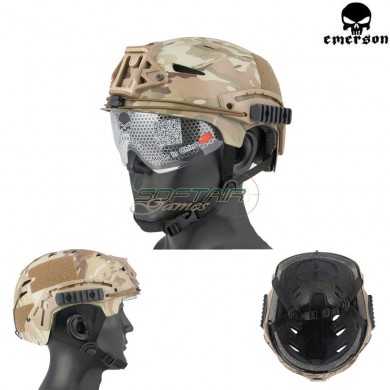 Fast Exfil Bump Helmet Multicam With Google Emerson (em8981d)
