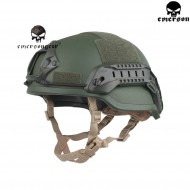 Elmetto Ach Mich 2002 Special Action Olive Drab Emerson (em8980c)