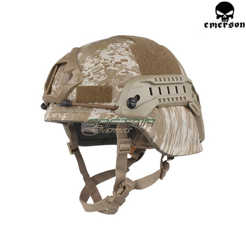 Elmetto Ach Mich 2000 Special Action Digital Desert Emerson (em8978f)