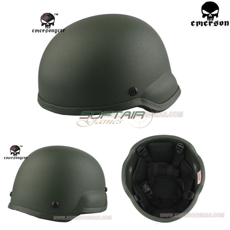 Mich 2002 Ach Helmet Olive Drab Emerson (em8977od)