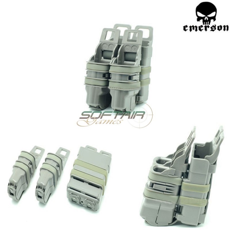 Rigid Fast M4 & Pistol Mag Pouch Foliage Green Emerson (em309)