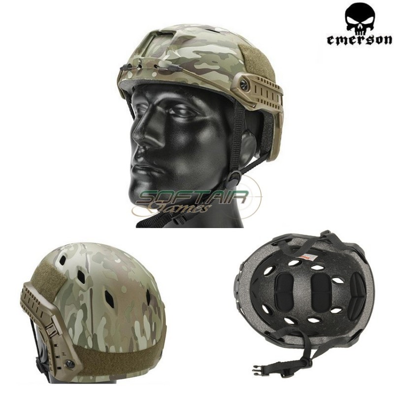 Elmetto Base Jump Simple Version Multicam Emerson (em8810d)