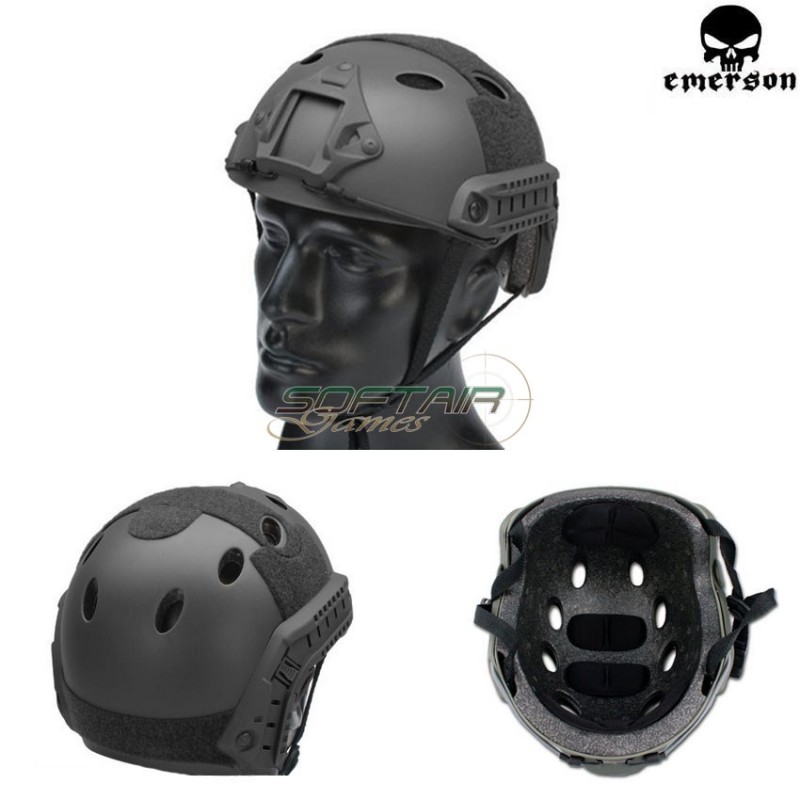 Elmetto Pararescue Jumpers Simple Version Black Emerson (em8811b) Elmetto Pararescue Jumpers Simple Version Black Emerson (em8811b)