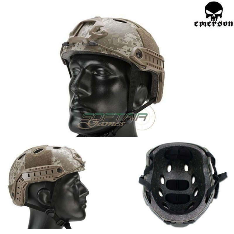 Pararescue Jumpers Helmet Simple Version Digital Desert Emerson (em8811e) Pararescue Jumpers Helmet Simple Version Digital Desert Emerson (em8811e)