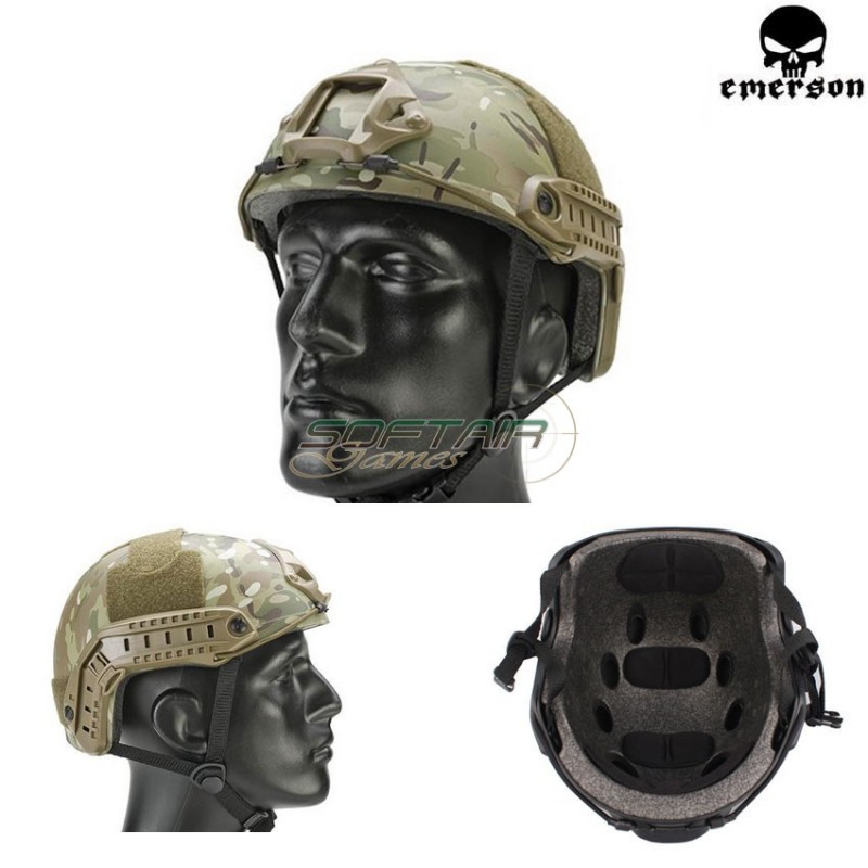 Elmetto Mh Simple Version Multicam Emerson (em8812d)