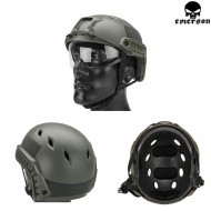 Fast Base Jump Helmet Foliage Green With Google Emerson (em8818) Fast Base Jump Helmet Foliage Green With Google Emerson (em8818)