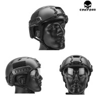 Fast Base Jump Helmet Black With Google Emerson (em8818b) Fast Base Jump Helmet Black With Google Emerson (em8818b)