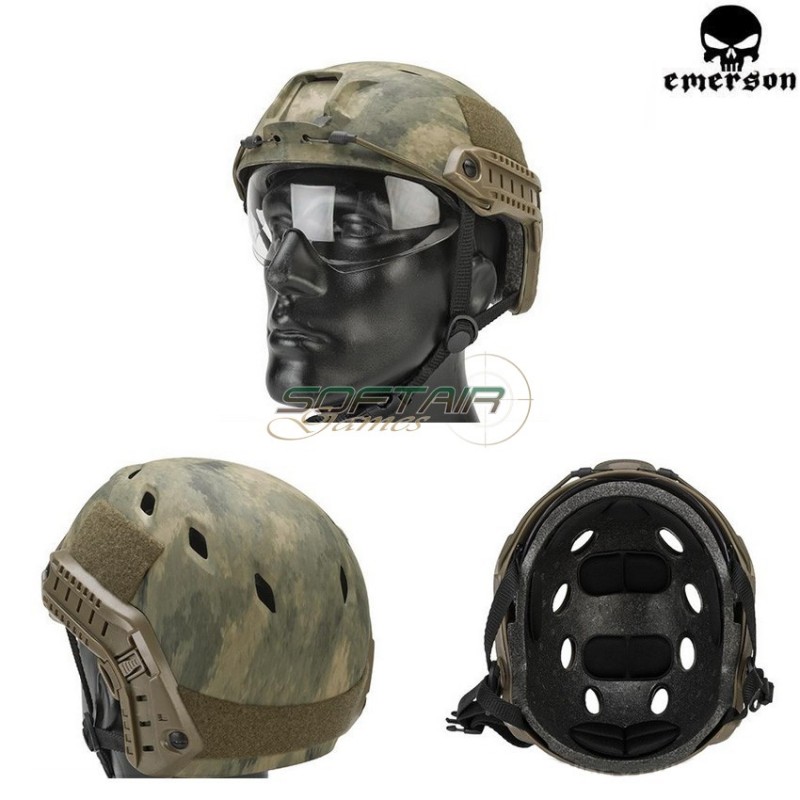 Fast Base Jump Helmet Atacs Arid With Google Emerson (em8818d)