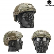 Elmetto Fast Base Jump Multicam Con Occhiale Emerson (em8818f)