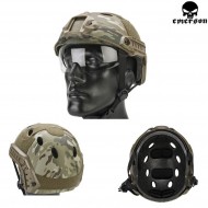 Elmetto Fast Pararescue Jumpers Multicam Con Occhiale Emerson (em8819f)